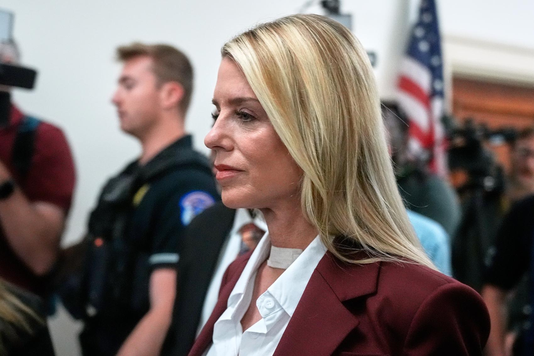 Bondi refuses to answer lawmakers' questions about Trump's involvement in Epstein files release