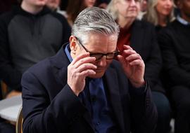 Prime Minister Keir Starmer Makes a Speech In East Sussex