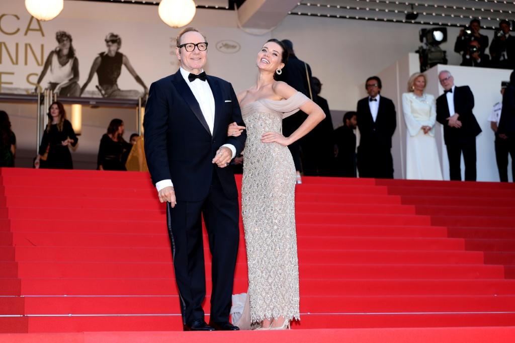 Spacey walks Cannes red carpet as comeback continues